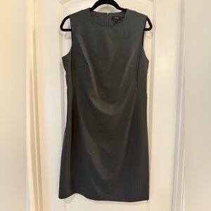 Theory Sleeveless Fitted Dress in Good Wool